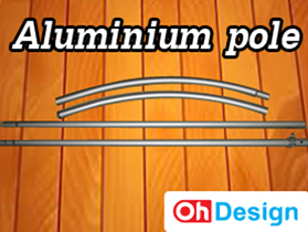 ธงชายหาด โครงเสาอลูมิเนียม